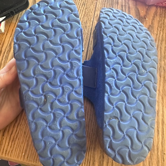 Womens Birkenstock Uji  Nubuck-Suede Leather - Ultra Blue - Picture 2 of 4